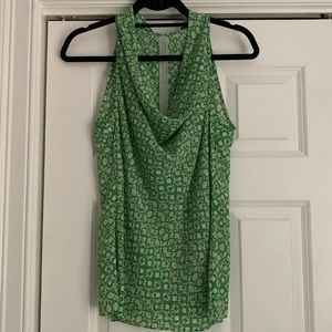 Banana Republic cowl neck sleeveless blouse